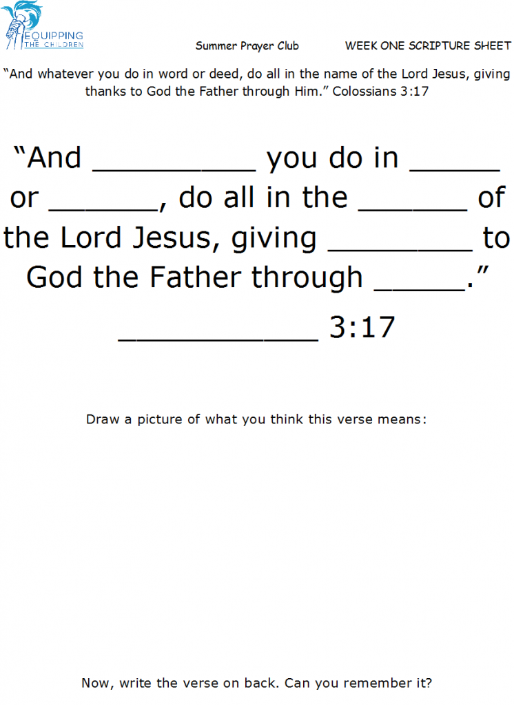 SPCWeek1ScriptureSheet 746x1024 - Praying for the Seven Mountains of Influence