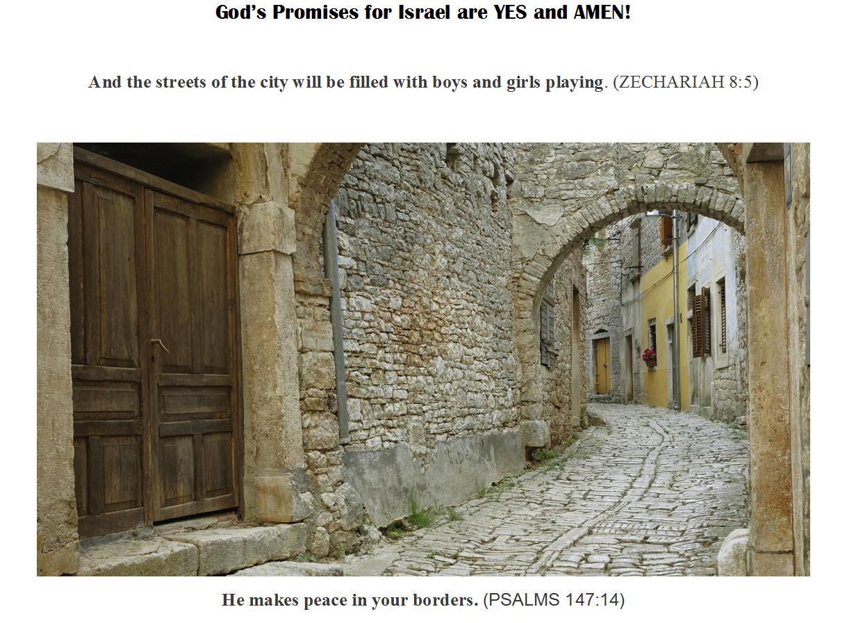 Israel Prayer Sheet 2 - Downloads
